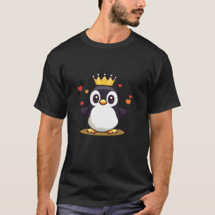 Nice Regal Penguin Fun for a Playful Touch T-Shirt