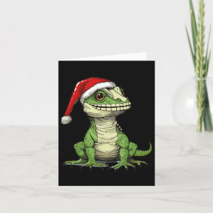 Nice Reptile Costume For Festive Lizards Lovers Card