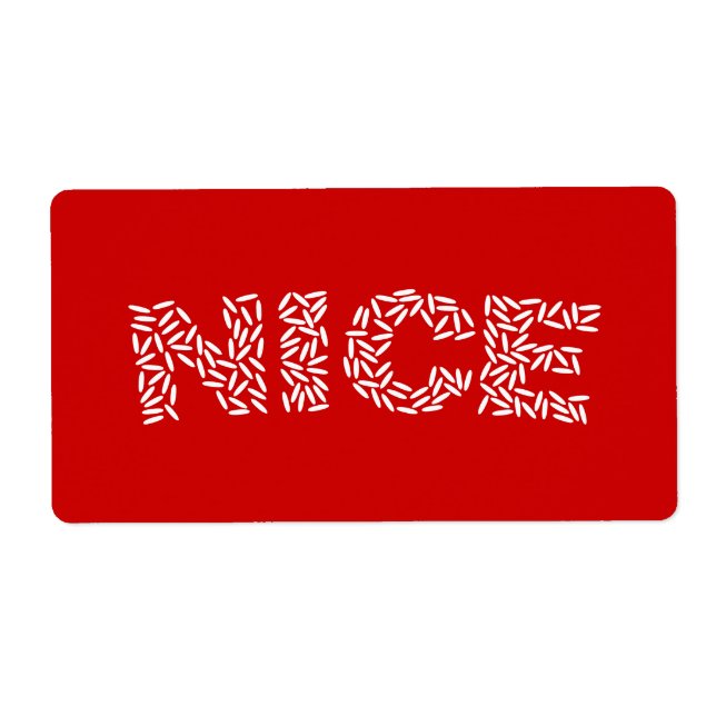 Nice Rice (Front)