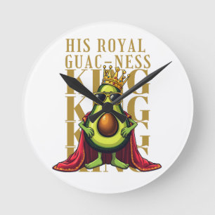 Nice Royal Guas-ness Round Clock