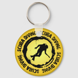 Nice Scuba Diving Seal Key Ring