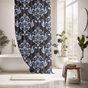 Nice seamless decorative eye-catching  shower curtain