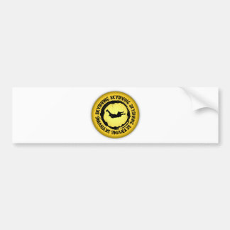 Nice Skydiving Seal Bumper Sticker