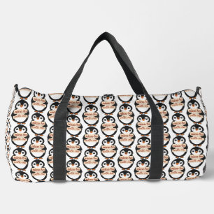 Nice to meet with me - Penguin Sign Duffle Bag