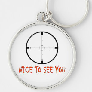 NICE TO SEE YOU KEY RING