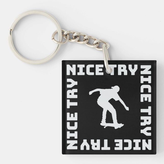 Nice try key ring (Front)