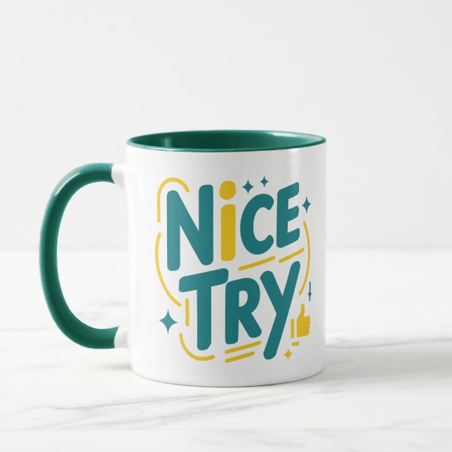 Nice try  mug (Left)