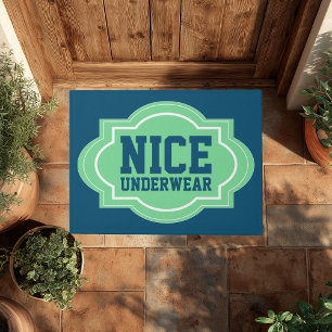 Nice Underwear Modern Cool Funny Doormat