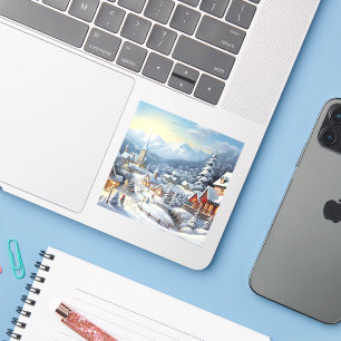 Nice village on Christmas day