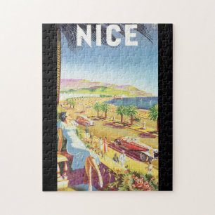 Nice Vintage Travel Poster Jigsaw Puzzle