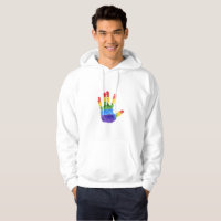 NICE WHIT HOODIE : LGTB+ SUPPORTIVE