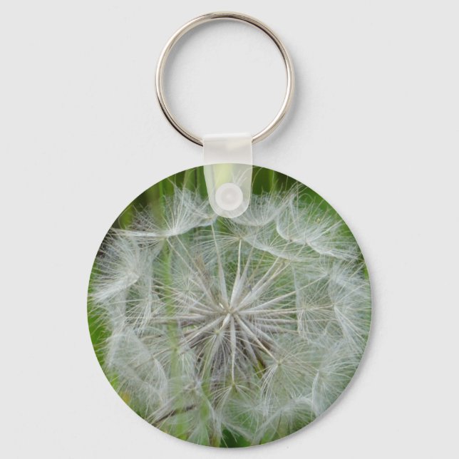 Nice white flower key ring (Front)