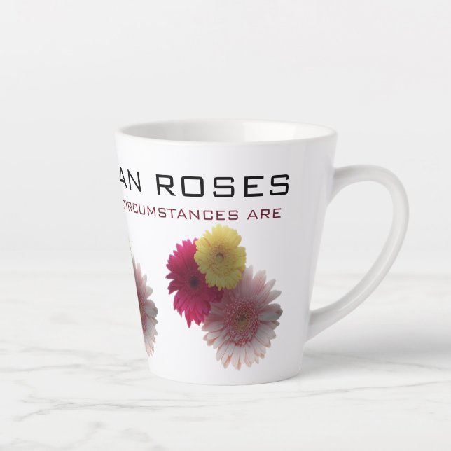 Nice Yellow and Rose for Latte Mug (Right)