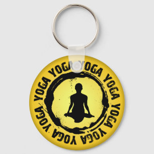 Nice Yoga Seal Key Ring