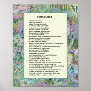 Nicene Creed Christian Print