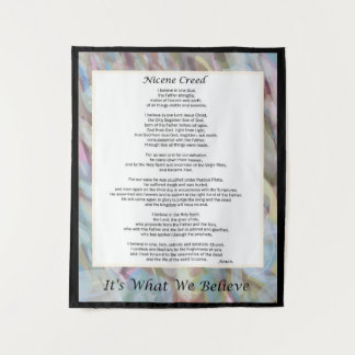 Nicene Creed Tapestry Christian Credo Decor