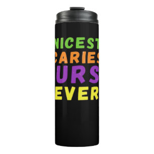 Nicest scariest Nurse ever funny Halloween Classic Thermal Tumbler