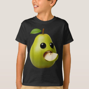 Niche Fruits Funny Pear Meme Brainrot Surreal  T-Shirt