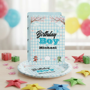 Niche Kids Martial Arts Party Decor Invitation