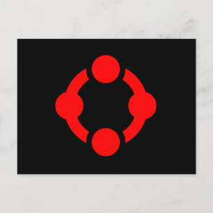 Niche Pride Flag (Black) Postcard