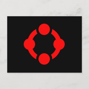 Niche Pride Flag (Black) Postcard