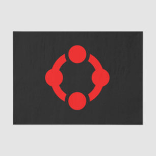 Niche Pride Flag (Black) Tissue Paper
