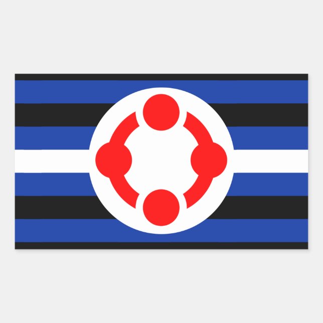 Niche Pride Flag (Original) Rectangular Sticker (Front)