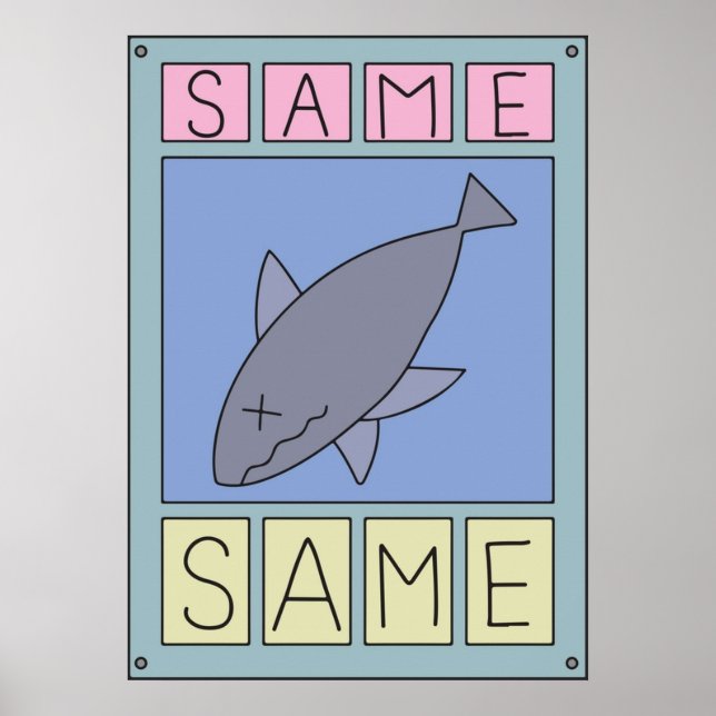 Nichijou Same Shark Poster (Front)