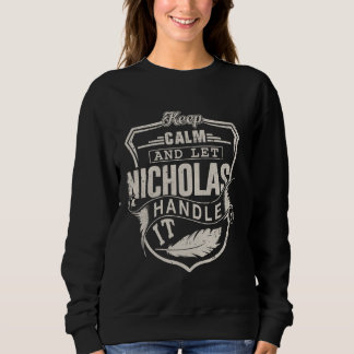 Nicholas First Name Shirt Nicholas Name Birthday