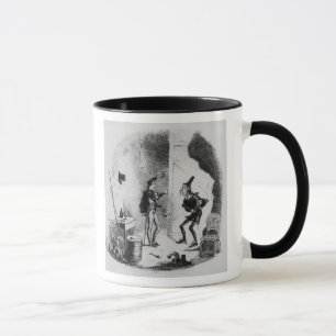 Nicholas instructs Smike in the art of acting Mug