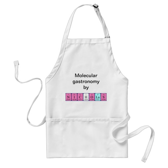Nicholas periodic table name apron (Front)
