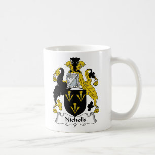 Nicholls Family Crest Coffee Mug