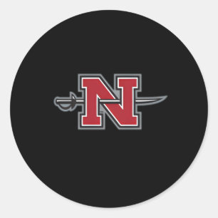 Nicholls State Colonels Left Chest Icon Classic Round Sticker