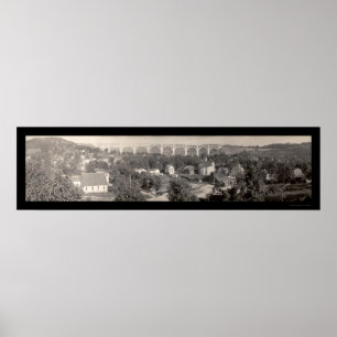 Nicholson Viaduct PA Photo 1915 Poster