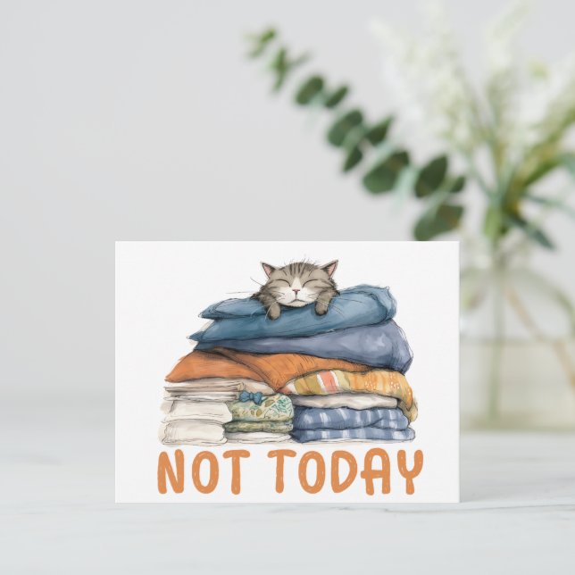 Nicht Heute Postcard (Standing Front)