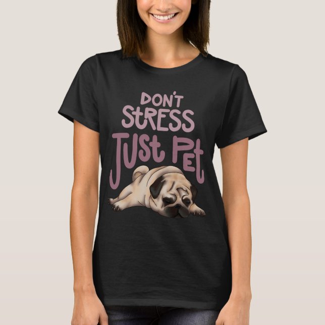 Nicht heute pug mops T-Shirt (Front)