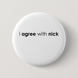 nick.ai 6 cm round badge
