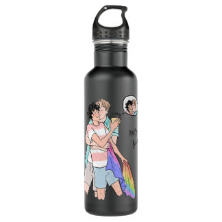 Nick and Charlie heartstopper happy pride Classic  710 Ml Water Bottle