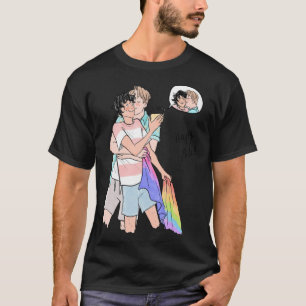 Nick and Charlie heartstopper happy pride Classic  T-Shirt