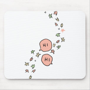 nick and charlie heartstopper mouse mat