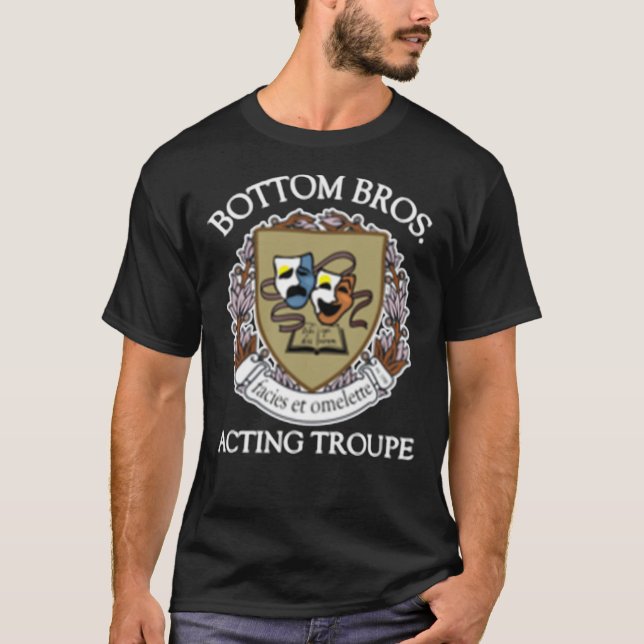 Nick and Nigel Bottom Something Rotten Acting Trou T-Shirt (Front)