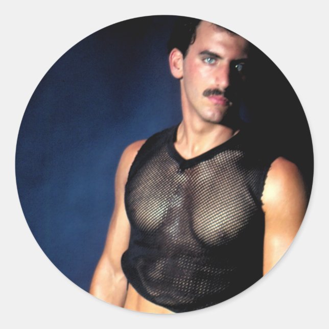 Nick Blue Eyezz Classic Round Sticker (Front)