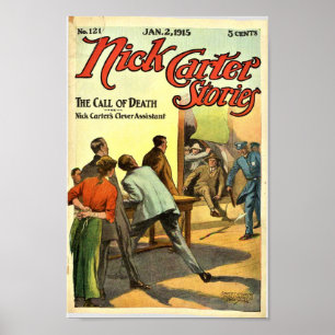 Nick Carter Stories 121 - The Call Of Death Poster