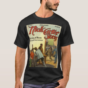 Nick Carter Stories   1915s Vintage Story Cover T-Shirt