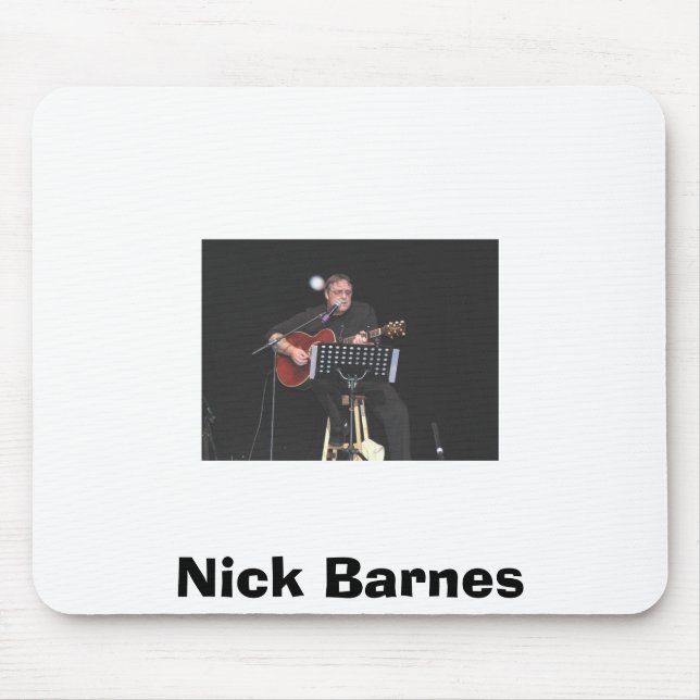 nick @ congress, Nick Barnes Mouse Mat (Front)