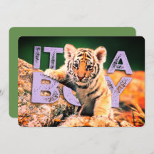 NiCK DAViD baby - Tiger Shower Invitation