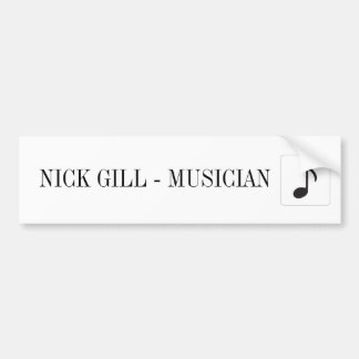 NICK GILL STICKER
