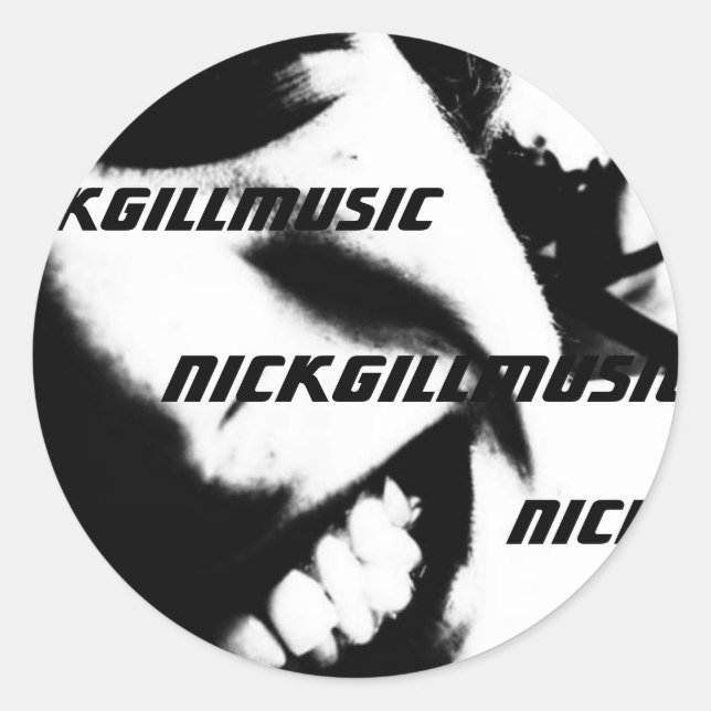 NICK GILL STICKER (Front)