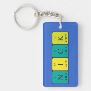 Nick periodic table name keyring