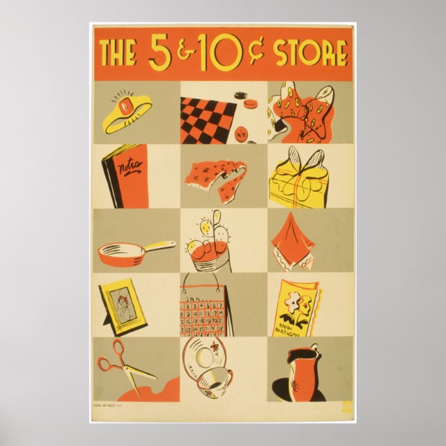 Nickel and Dime Store Poster (Front)